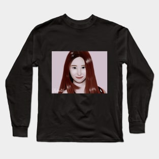 ITZY CHAERYEONG ART PRINT (FAN ART) Long Sleeve T-Shirt